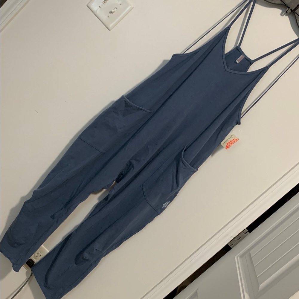 FP MOVEMENT Hot Shot Onesie Skyline Blue NWT Jumpsuit Romper - Picture 4 of 10